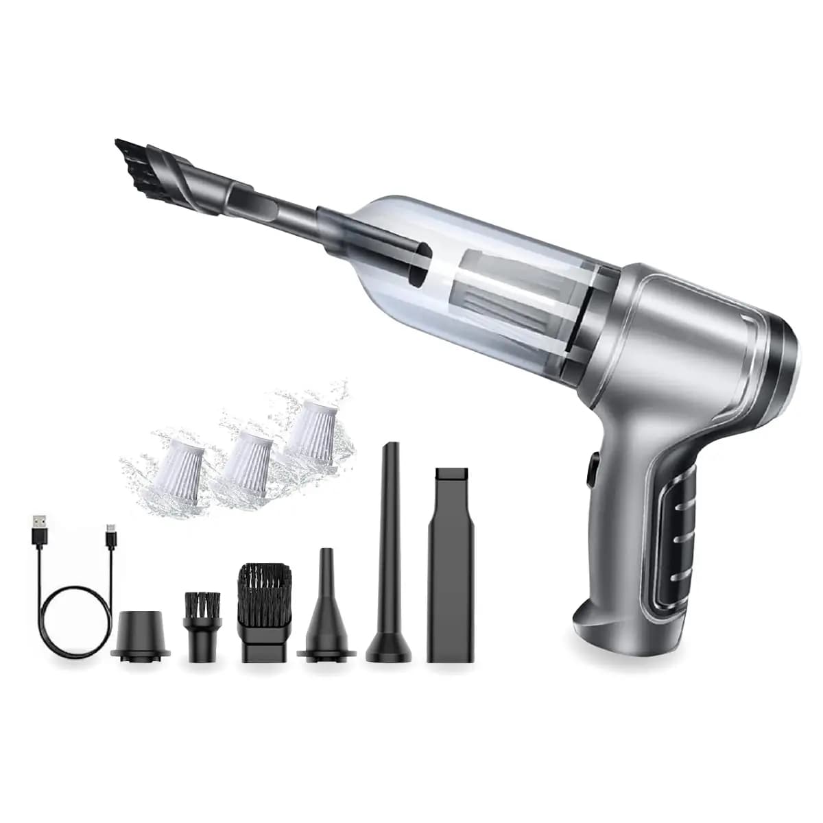 שואב אבק אלחוטי נטען ULTRA VAC 5000PA – ניקוי מהיר בכל פינה, בלי כבל
