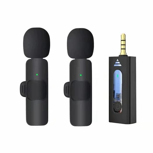 זוג מיקרופוני קליפ אלחוטיים Dash K35 Pro עם מקלט Aux